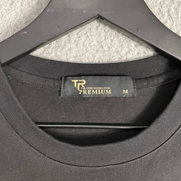TR Tailored Recreation Men’s M Black Utility Pocket T-Shirt Premium Streetwear - Picture 3 of 7
